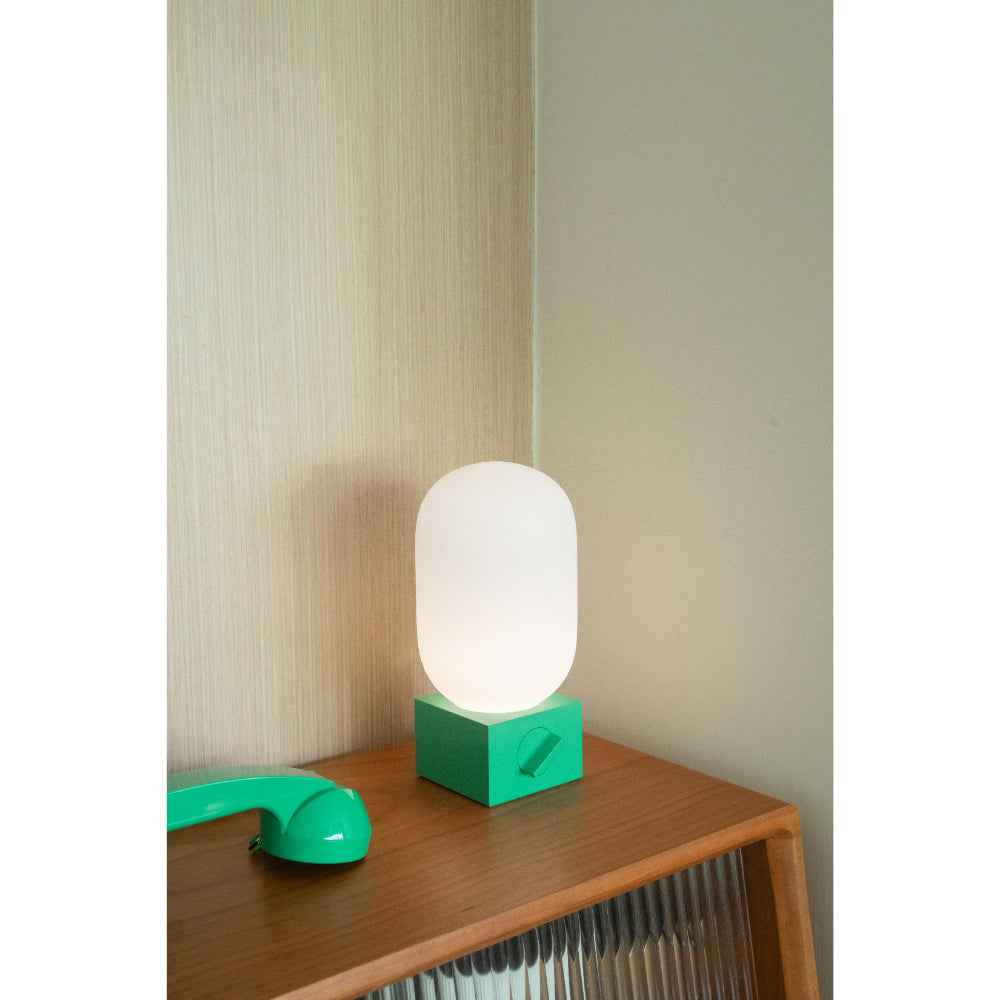Native Union POP Light Portable LED Lantern, Rechargeable 5000mAh Battery, Up to 160 Lumens, 3 Adjustable Light Modes, Up to 120 Hours Battery Life, USB-C Power Bank, IPX4 Water Resistant, Portable Lamp, Pine