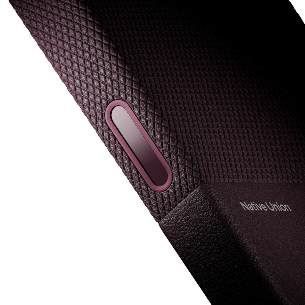 Native Union iPhone 18 Pro MagSafe Case RE CLASSIC, 6-Ft Drop Protection Premium Leather Cover Case, Slim & Thin, Raised Camera Bezel, Wireless Charging Compatible, Burgundy