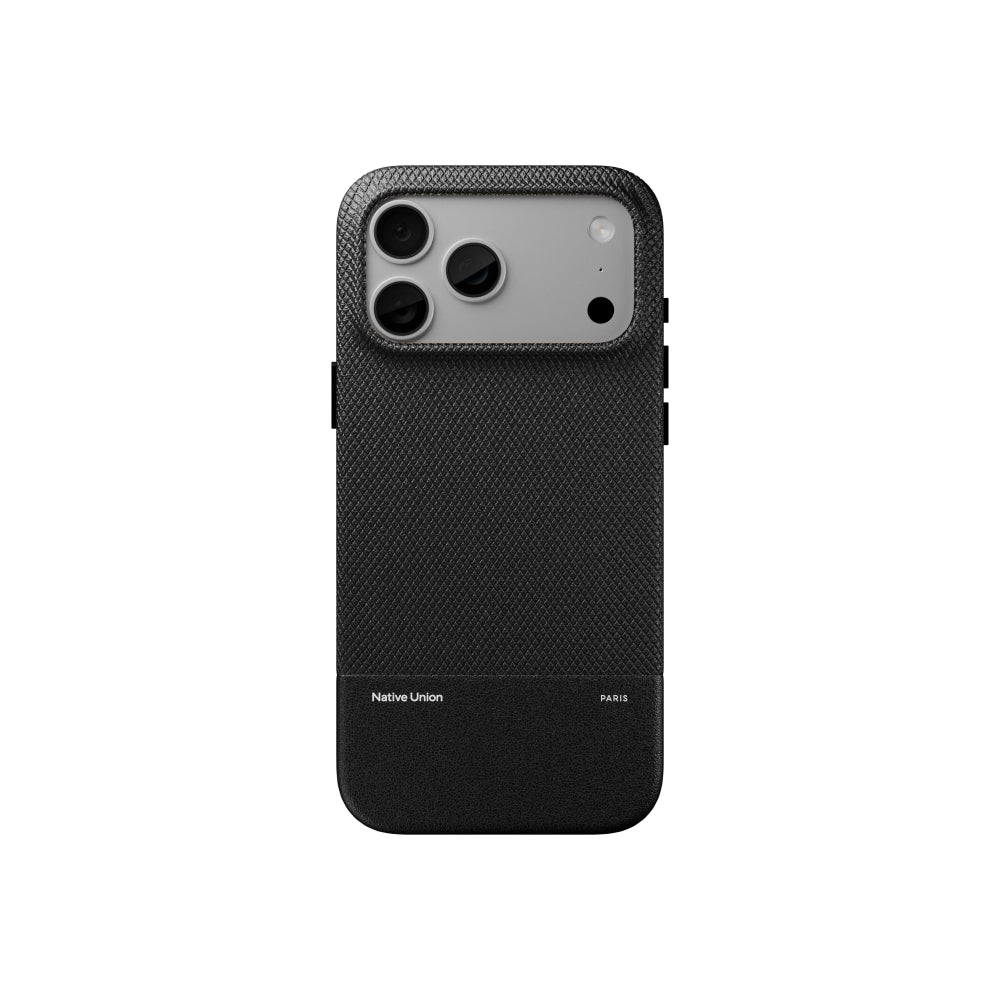Native Union iPhone 18 Pro Max MagSafe Case RE CLASSIC, 6-Ft Drop Protection Premium Leather Cover Case, Slim & Thin, Raised Camera Bezel, Wireless Charging Compatible, Black