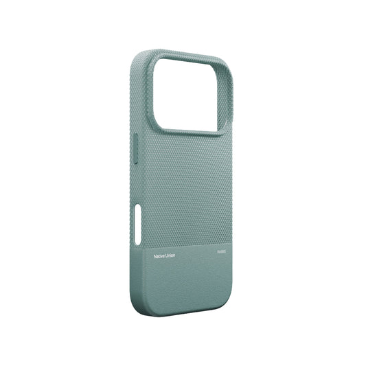 Native Union iPhone 17 Pro MagSafe Case RE CLASSIC, 6-Ft Drop Protection Premium Leather Cover Case, Slim & Thin, Raised Camera Bezel, Wireless Charging Compatible, Slate Green
