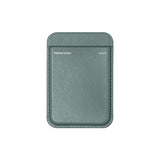 Native Union Card Wallet MagSafe Re Classic, Card Wallet for Men Women, Leather Wallet 3x Cards Slot, Light Slim Safe Strong Magnet, for iPhone 17/16/15/14/13/12 Phones & Cases, Slate Green