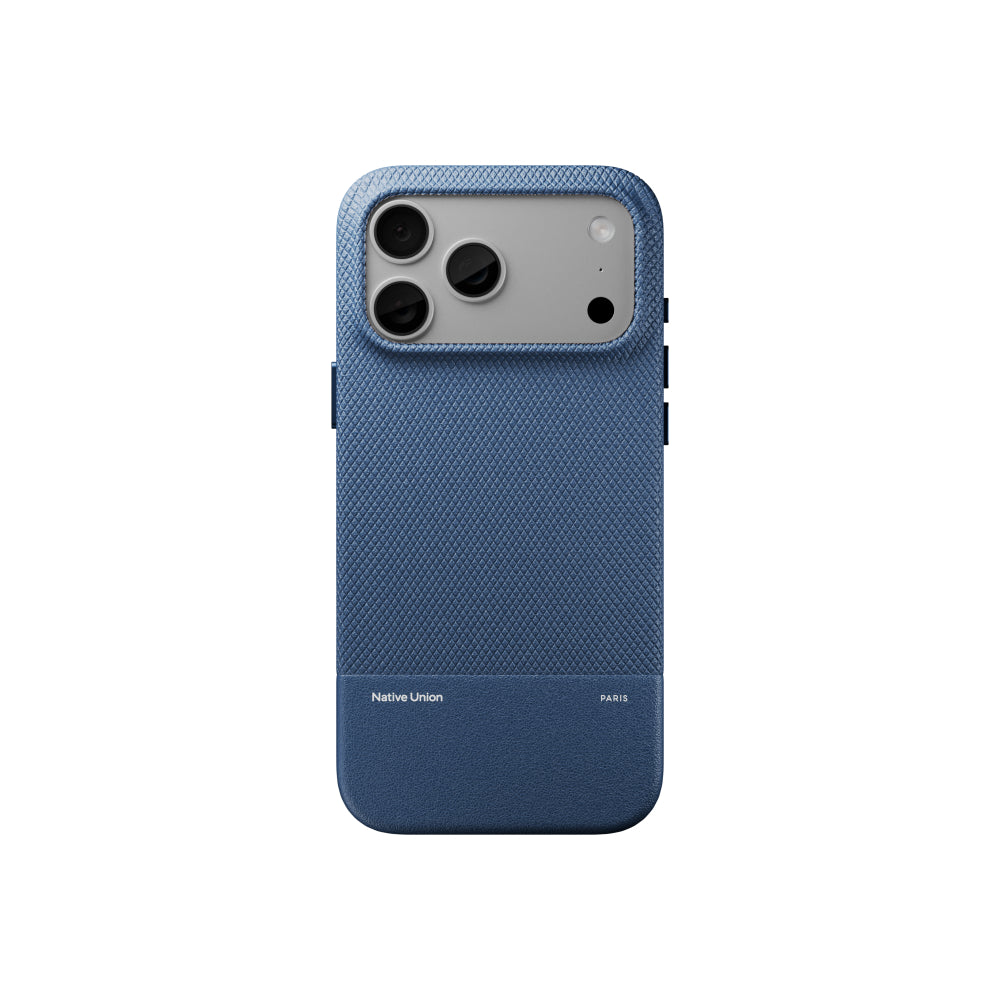 Native Union iPhone 18 Pro Max MagSafe Case RE CLASSIC, 6-Ft Drop Protection Premium Leather Cover Case, Slim & Thin, Raised Camera Bezel, Wireless Charging Compatible, Navy