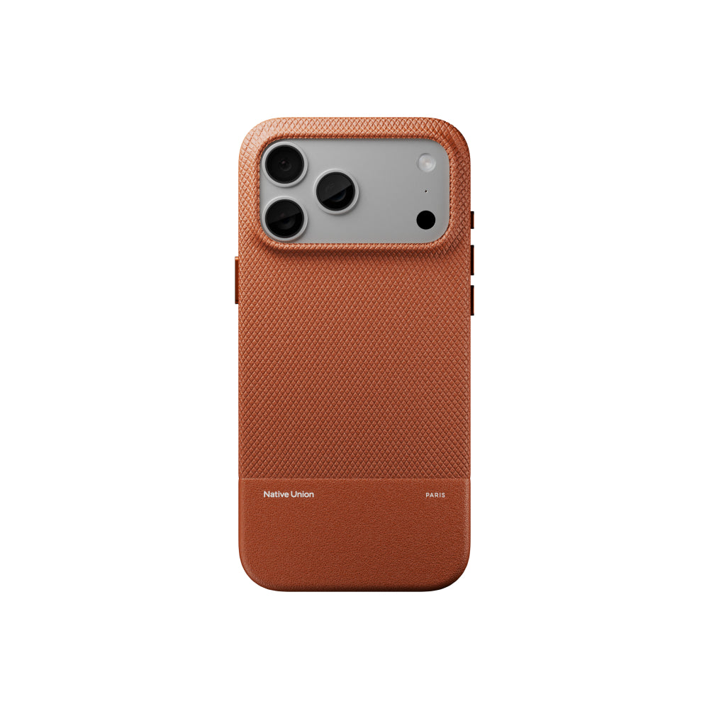 Native Union iPhone 18 Pro Max MagSafe Case RE CLASSIC, 6-Ft Drop Protection Premium Leather Cover Case, Slim & Thin, Raised Camera Bezel, Wireless Charging Compatible, Tan