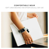 Native Union (Re)Classic Apple Watch Strap for All Series 38 / 40 / 41mm Textured Leather Band, Comfortable All-Day Wear, Eco-Friendly, Stain Resistant, Secure Attachment - Slate Green
