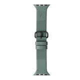 Native Union (Re)Classic Apple Watch Strap for All Series 38 / 40 / 41mm Textured Leather Band, Comfortable All-Day Wear, Eco-Friendly, Stain Resistant, Secure Attachment - Slate Green
