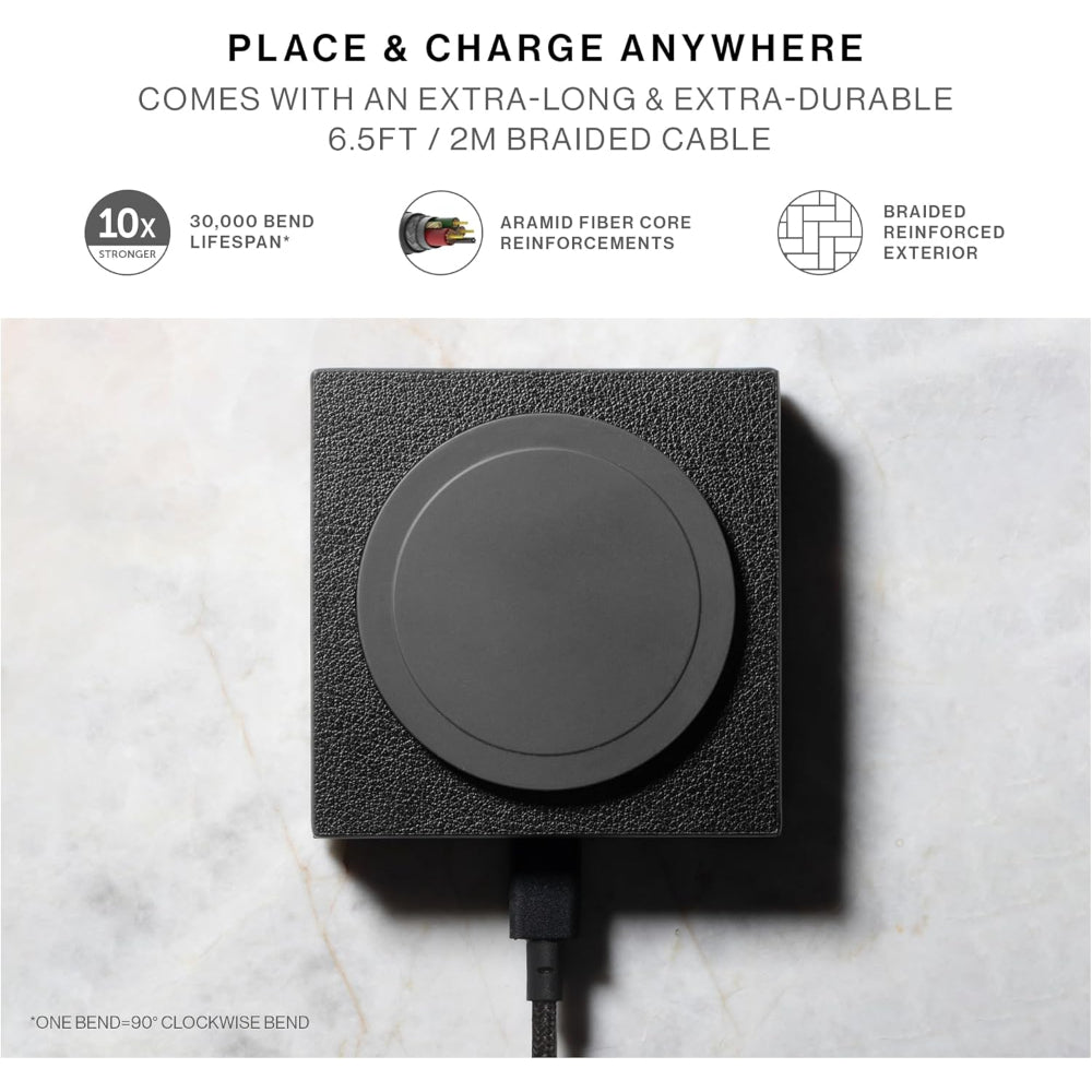 Native Union Rise Magnetic Wireless Charger| Foldable 15W Qi2 Fast Charging Stand/Pod, for Apple iPhone 16/15/14/13/12 Pro/Pro Max/Plus MagSafe, Wireless Charging Compatible Devices - Sandstone
