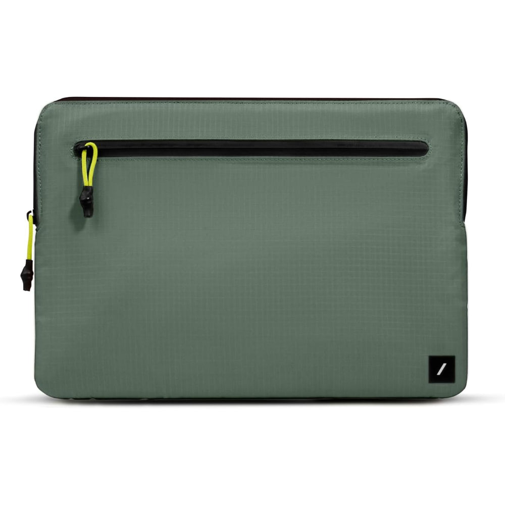Native Union Stow Ultra Sleeve for Apple MacBook Pro 14” – Lightweight Ultra Slim Sleeve 360-Degree Protection – Compatible w/ MacBookPro 14" / MacBook Air 13”, iPad pro 12.9" - Slate Green