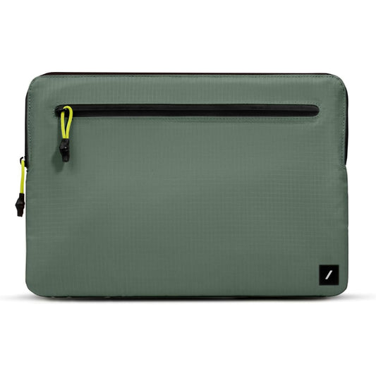 Native Union Stow Ultra Sleeve for Apple MacBook Pro 14” – Lightweight Ultra Slim Sleeve 360-Degree Protection – Compatible w/ MacBookPro 14" / MacBook Air 13”, iPad pro 12.9" - Slate Green