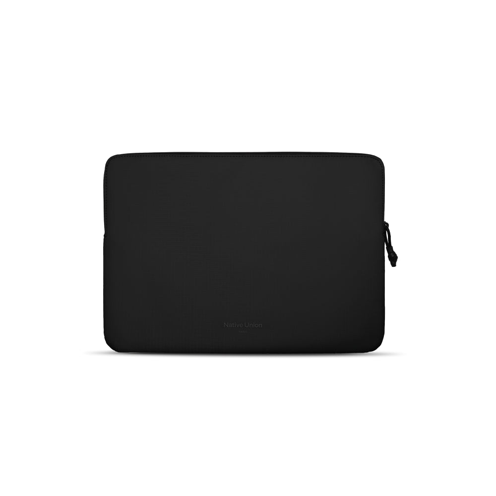 Native Union Neo Sleeve for MacBook Neo 13-inch, Recycled Ripstop Laptop Sleeve, Water-Resistant Fabric, 360° Foam-Padded Protection, Soft Interior Lining, Quick-Access Pocket, Lightweight Laptop Case, Black