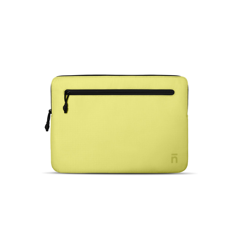Native Union Neo Sleeve for MacBook Neo 13-inch, Recycled Ripstop Laptop Sleeve, Water-Resistant Fabric, 360° Foam-Padded Protection, Soft Interior Lining, Quick-Access Pocket, Lightweight Laptop Case, Lemon