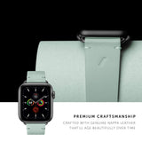 NATIVE UNION Classic Strap for Apple Watch Series 1-8 & SE 38/41mm Genuine Italian Nappa Leather - Sage