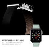NATIVE UNION Classic Strap for Apple Watch Series 1-8 & SE 38/41mm Genuine Italian Nappa Leather - Sage