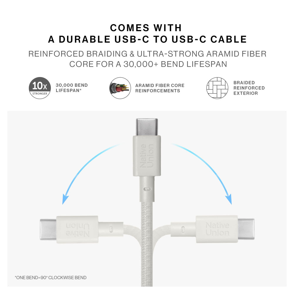 Native Union Voyage 2-In-1 Wireless Charger Sandstone | Qi2 Magnetic Wireless Charger for iPhone, AirPods and Apple Watch Compatible Devices, Foldable Travel Charging Station, Sandstone