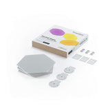 [OPEN BOX] NANOLEAF Shapes Hexagons Expansion Pack - Smart WiFi LED Panel System w/ Music Visualizer - 3 Pack - White - controller not included