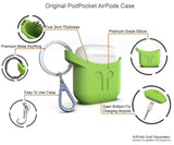 [OPEN BOX] PODPOCKET Silicone Case for Apple AirPods Pear Green