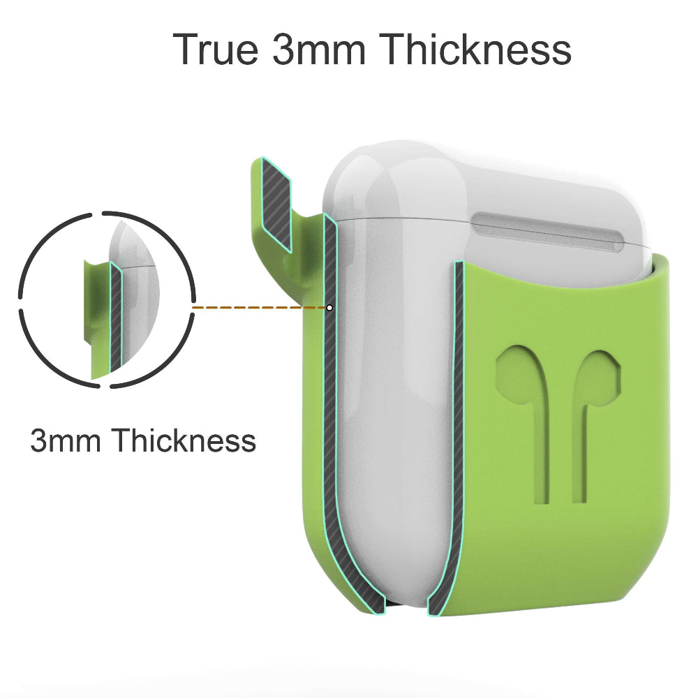 [OPEN BOX] PODPOCKET Silicone Case for Apple AirPods Pear Green