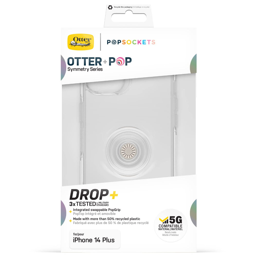 OTTERBOX iPhone 14 Plus - Otter+Pop Symmetry Case - Clear