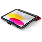 جراب OTTERBOX Symmetry Folio لجهاز iPad الجيل العاشر - أحمر ياقوتي سماوي