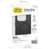 غطاء حماية OTTERBOX لهاتف iPhone 15 Pro بتقنية OtterGrip Symmetry - أسود