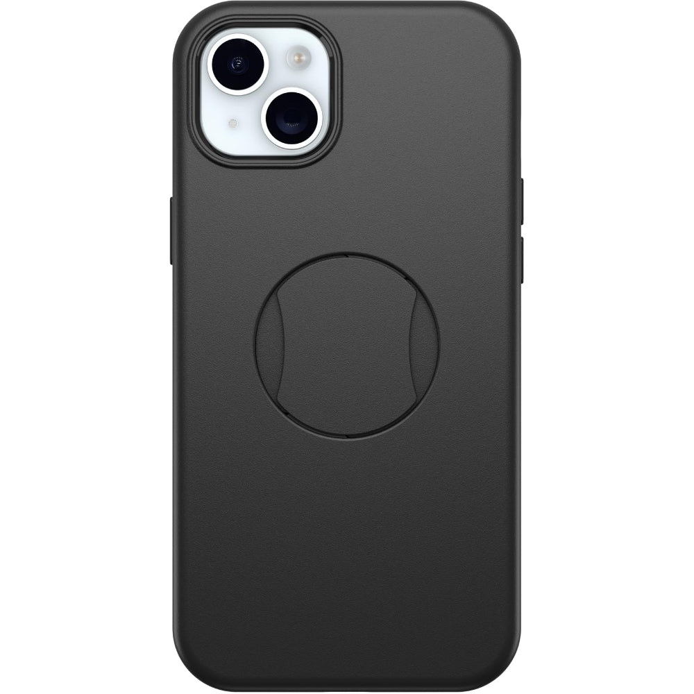 غطاء حماية OTTERBOX لهاتف iPhone 15 Plus بتقنية OtterGrip Symmetry - أسود