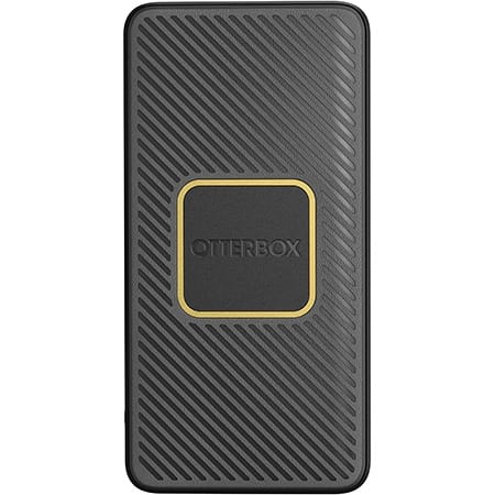 [OPEN BOX] OTTERBOX Fast Charge Power Bank 10,000 mAh USB-A &amp; USB-C 18W PD with Integrated 10W Qi Wireless Charging - Black