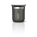 Wacaco Octaroma CLASSICO Vacuum Insulated Mug (180ml) - Double Wall Stainless Steel Coffee Travel Tumbler w/ Leakproof Drinking Lid, Reusable, Washable, BPA-Free, Hot & Cold - Grey