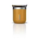 Wacaco Octaroma CLASSICO Vacuum Insulated Mug (180ml) - Double Wall Stainless Steel Coffee Travel Tumbler w/ Leakproof Drinking Lid, Reusable, Washable, BPA-Free, Hot & Cold - Yellow