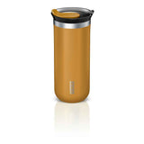 Wacaco Octaroma GRANDE Vacuum Insulated Mug (435ml) - Double Wall Stainless Steel Coffee Travel Tumbler w/ Leakproof Drinking Lid, Reusable, Washable, BPA-Free, Hot & Cold - Yellow