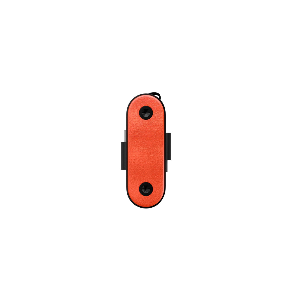 Native Union Pocket USB-C to USB-C Cable| 6.5in/17cm Portable USB-C Charging Cable and Keychain, Versatile Heavy Duty Design, w/ Cable Management, Eco-Friendly Recycled Material - Oxyfire