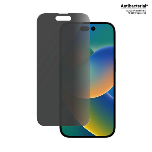 [OPEN BOX] PANZERGLASS iPhone 14 Pro - Classic Fit Privacy Screen Protector - Clear