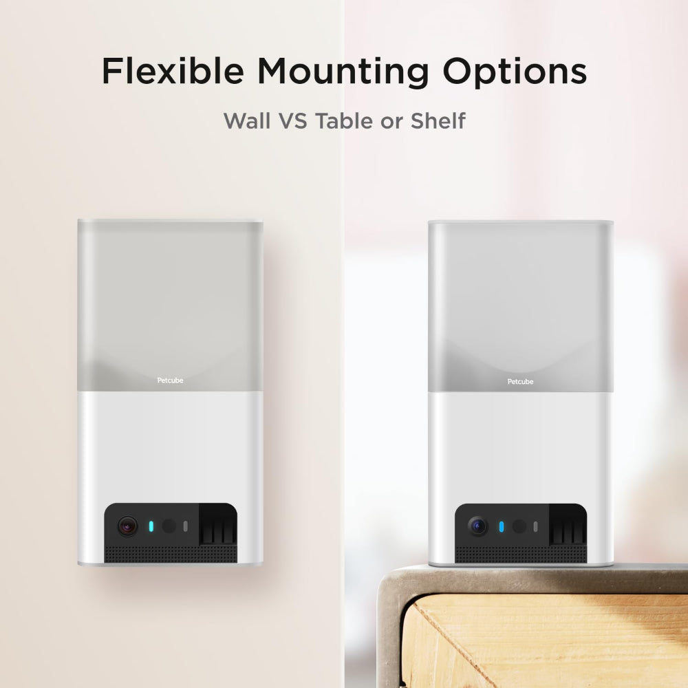 Petcube Bites 2 Lite | All-in-One Smart HD Pet Camera w/ Treat Dispenser - White