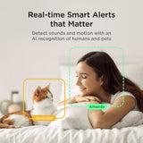 Petcube Play 2 | AI-Powered Smart HD Pet Camera w/ Laser Pointer - Grey