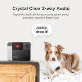 Petcube Play 2 | AI-Powered Smart HD Pet Camera w/ Laser Pointer - Grey