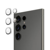 حلقات حماية عدسة كاميرا سامسونج جالاكسي إس 25 ألترا من بانزر جلاس، شفافة