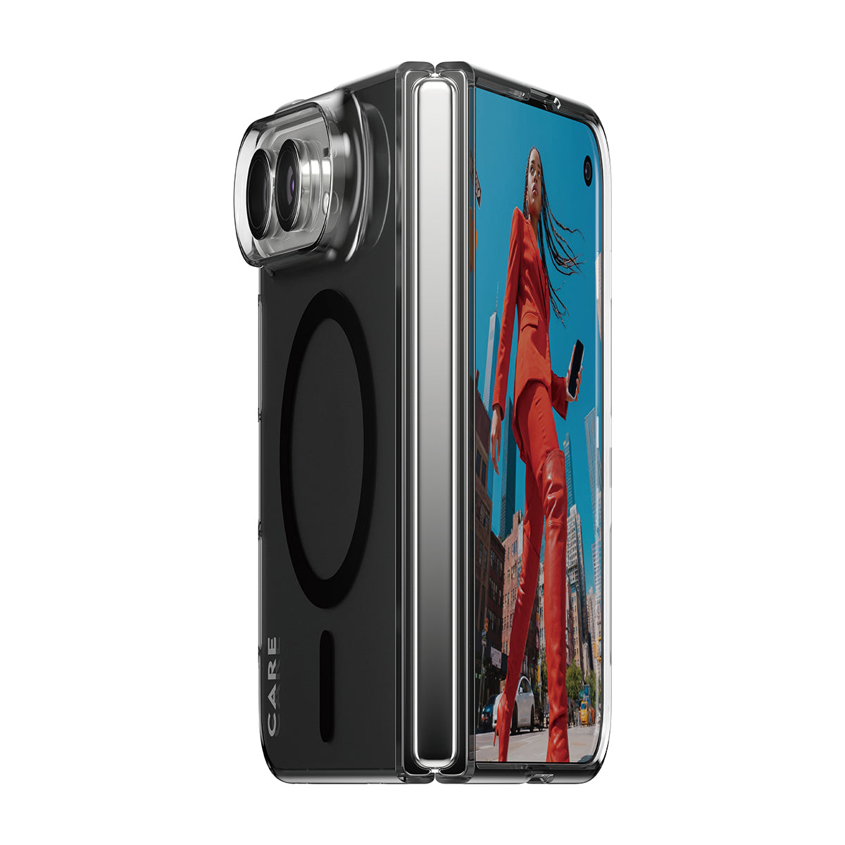 CARE by PanzerGlass iPhone Duo SL1M Case - Smokey Black