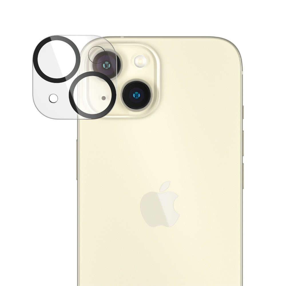 [OPEN BOX] PANZERGLASS iPhone 15/15 Plus - Picture Perfect Plate Camera Lens Protector - Clear