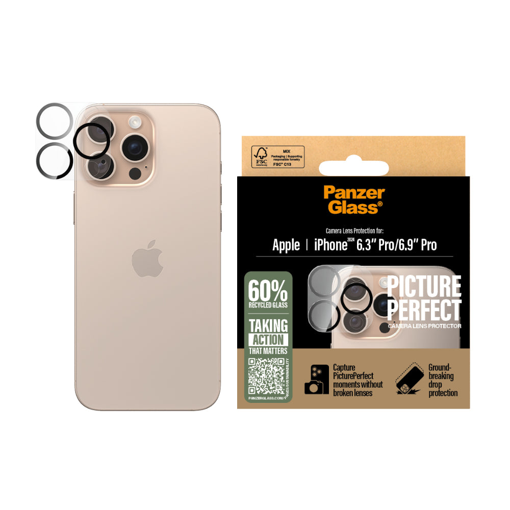 PANZERGLASS Iphone 16 Pro/Pro Max Lens Protector Plate