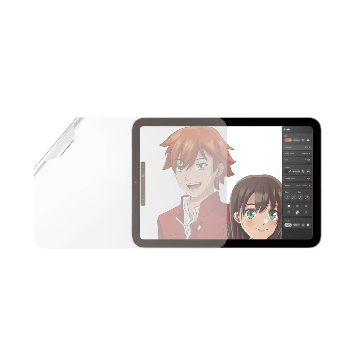 [OPEN BOX] PANZERGLASS iPad Mini 8.3&#39;&#39;  CF Edge to Edge Case friendly Graphic Paper - Clear
