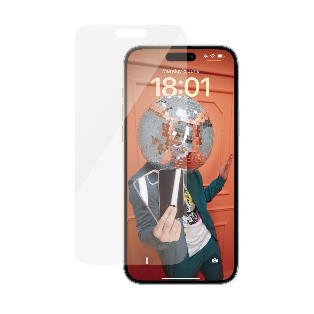 [OPEN BOX] PANZERGLASS iPhone 15 Plus Classic Fit Screen Protector - Clear