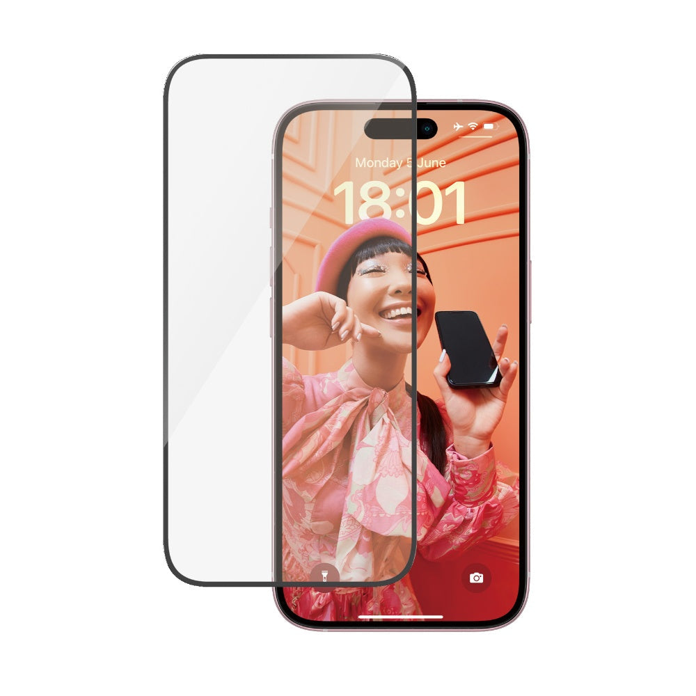 [OPEN BOX] PANZERGLASS iPhone 15 - UWF Screen Protector - Clear