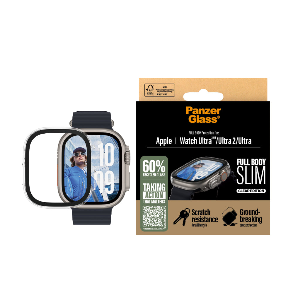 PANZERGLASS Apple Watch Ultra&#39;24 Full Body Slim Transparent