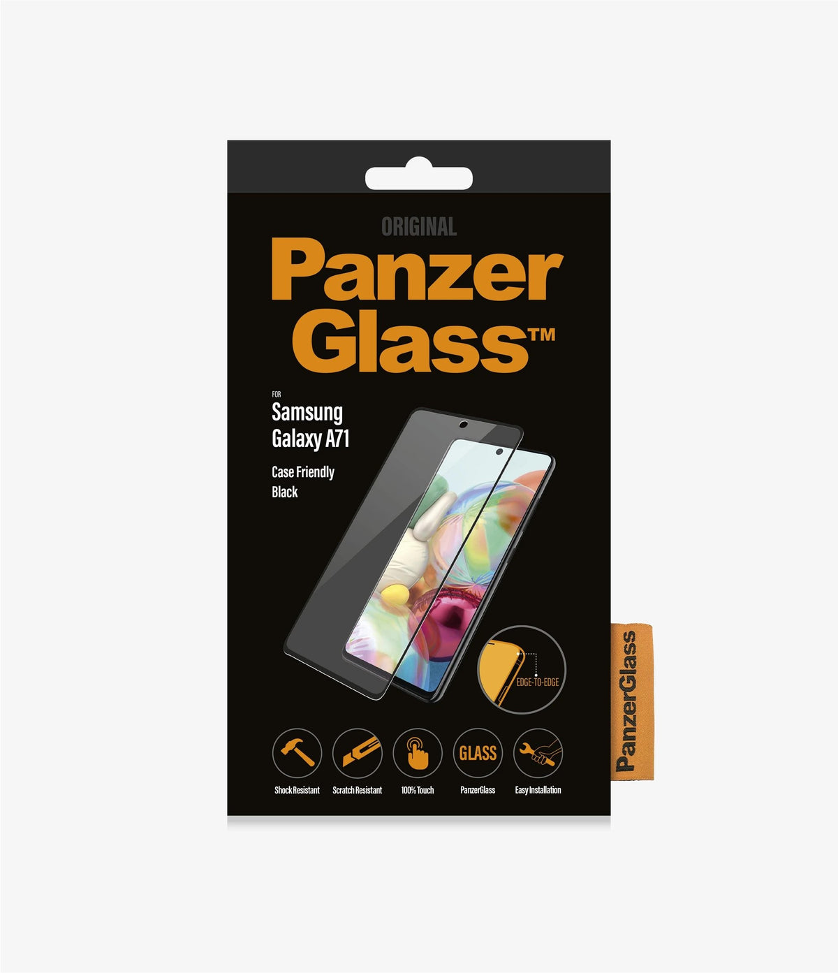 [OPEN BOX] PANZERGLASS Samsung Galaxy A71 Screen Protector - Black