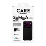 CARE by PanzerGlass iPhone 18 Pro SAMBA Case | MagSafe Compatible, Slim Fashion Case, Flexible Impact-Absorbing Sidewalls, Recycled Plastic, Protective Camera Bezel - Black