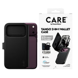 CARE by PanzerGlass iPhone 18 Pro Max TANGO Wallet Case | 2-in-1 Detachable MagSafe Folio Cover Case, Vegan Leather Wallet, 4-Card Storage, Stand Function, Shock Protection - Black