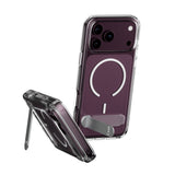 CARE by PanzerGlass iPhone 18 Pro Max KICKSTAND Case | MagSafe Compatible, Foldable 360° Stand, Portrait & Landscape Viewing, Drop Protection, Anti-Yellowing, Recycled Plastic - Transparent