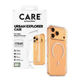 PanzerGlass iPhone 17 Pro Max MagSafe Case Urban Explorer, 15-Ft Drop Protection Cover, Anti-Yellowing, Slim Profile, Raised Camera Bezel, MagSafe Compatible - White MagSafe Ring