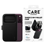 CARE by PanzerGlass iPhone 18 Pro TANGO Wallet Case | 2-in-1 Detachable MagSafe Folio Cover Case, Vegan Leather Wallet, 4-Card Storage, Stand Function, Shock Protection - Black