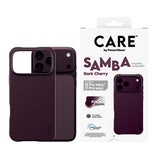 CARE by PanzerGlass iPhone 18 Pro Max SAMBA Case | MagSafe Compatible, Slim Fashion Case, Flexible Impact-Absorbing Sidewalls, Recycled Plastic, Protective Camera Bezel - Burgundy