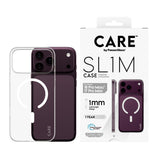 CARE by PanzerGlass iPhone 18 Pro Max SL1M Case| MagSafe Compatible, 1mm Thin Transparent Slim Case, Never-Yellowing Nano Technology, Recycled Plastic, Lightweight Scratch Protection - Clear