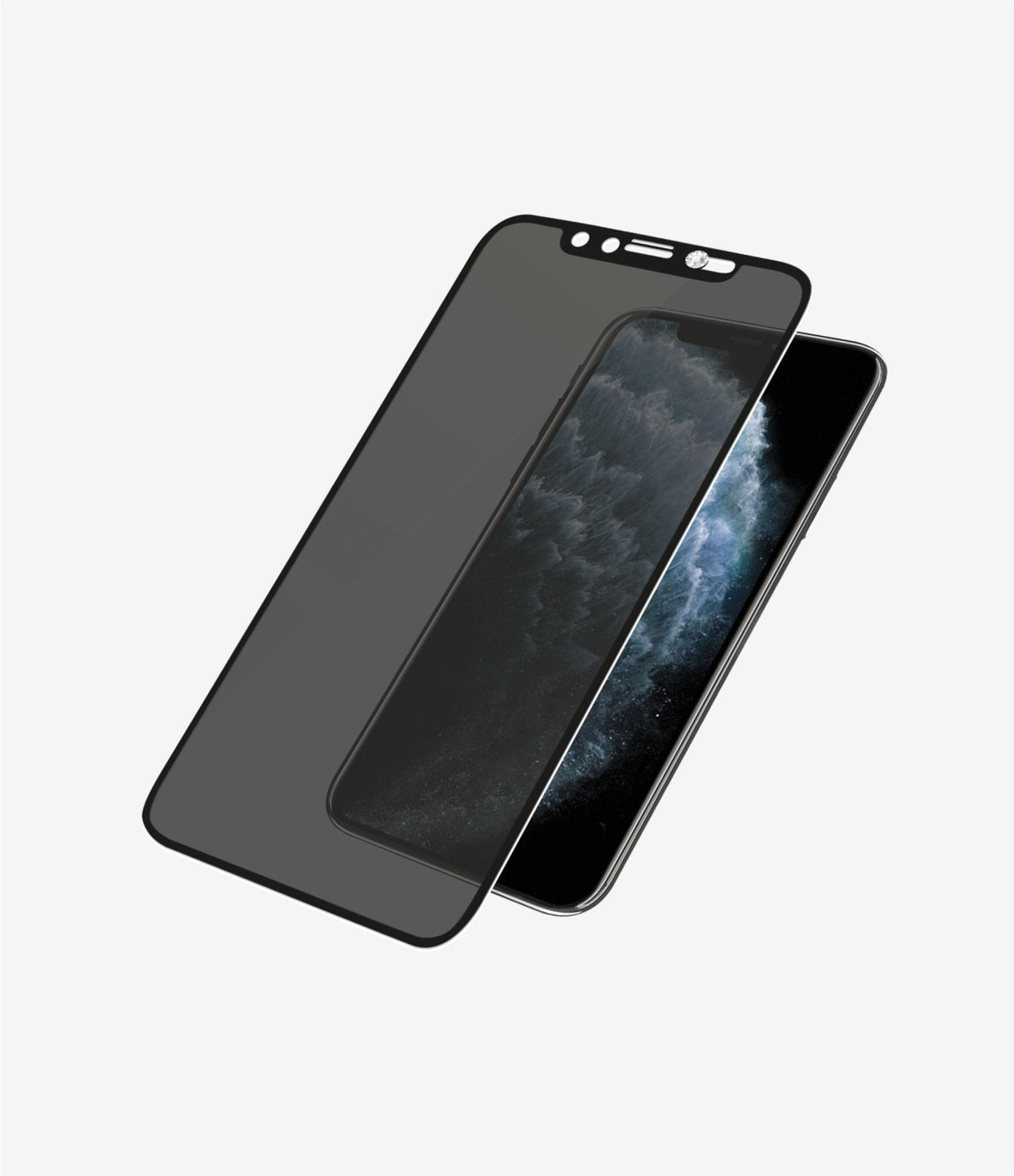 [OPEN BOX] PANZERGLASS Swarovski CamSlider Privacy Screen Protector for iPhone 11 - Black